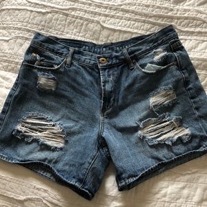 Articles of Society Distressed Denim Shorts